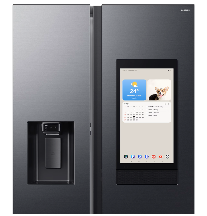 Samsung Fridge - RS90 594L Double Door Fridge with Water Dispenser