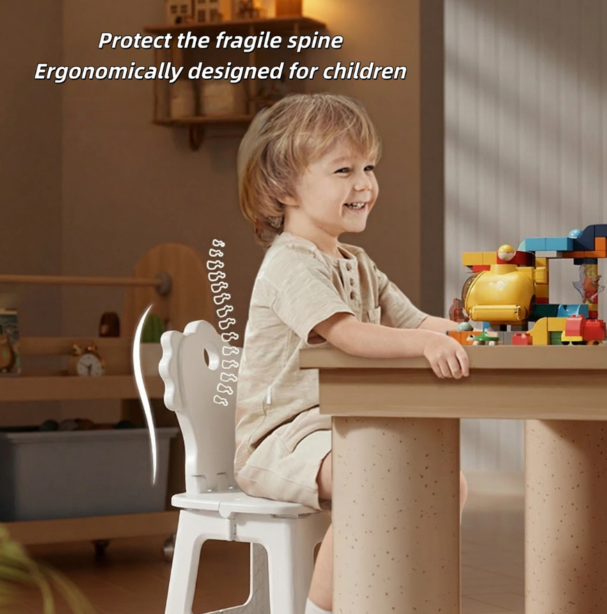 Kids Folding Chair Animal Design with Handle Easy Setup & Fold Cute For Kid