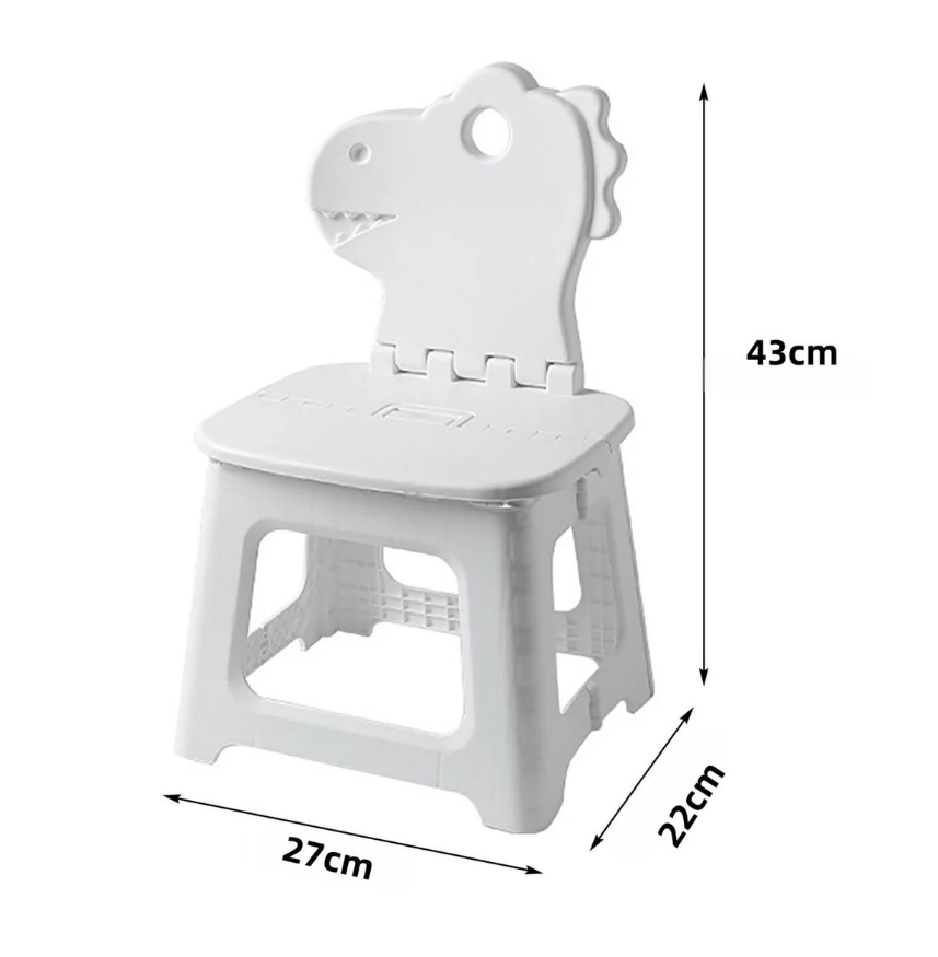 Kids Folding Chair Animal Design with Handle Easy Setup & Fold Cute For Kid