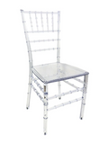Clear Tiffany Resin Chair - 1 Piece