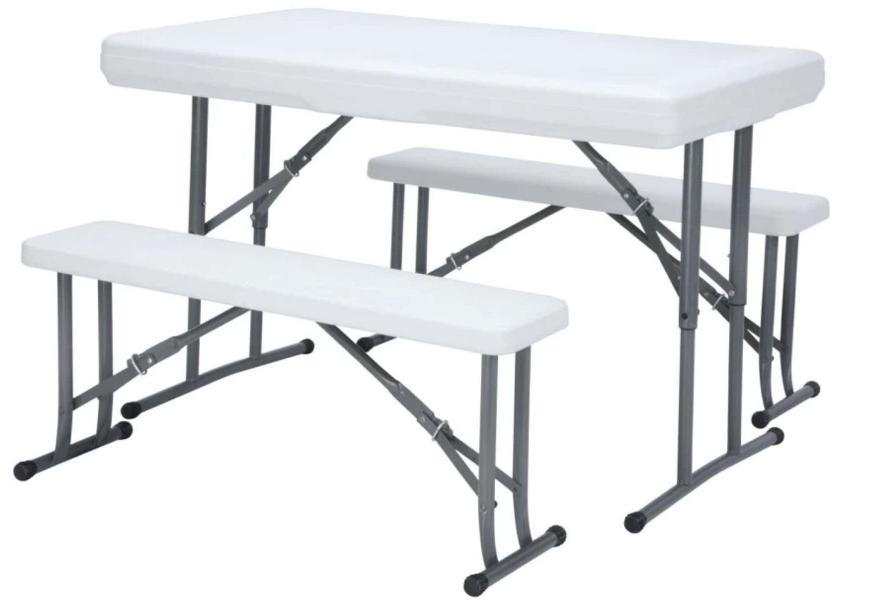 Picnic Table and Bench Set Picnic Table