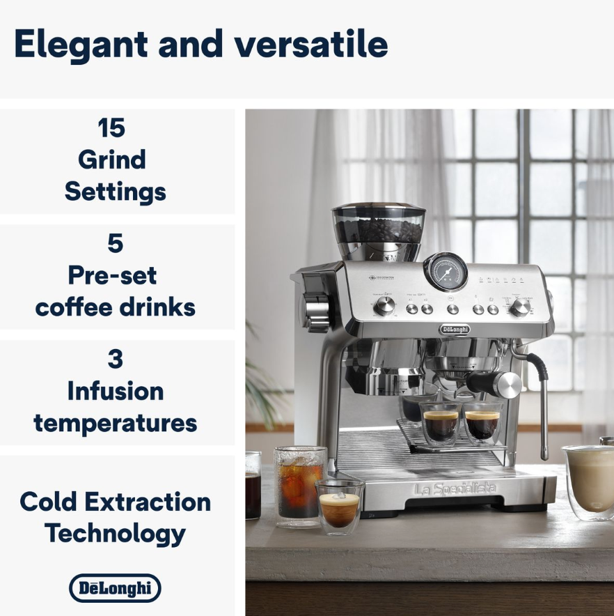 Delonghi - La Specialista Opera Manual Espresso Machine - EC9555.M
