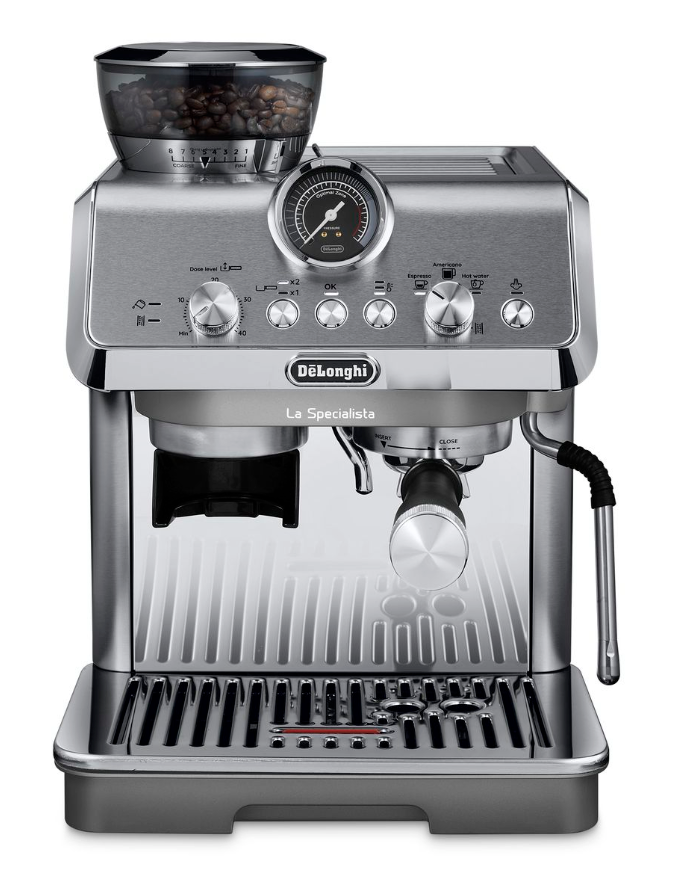 Delonghi - La Specialista Arte Manual Pump Espresso Machine - EC9155.MB