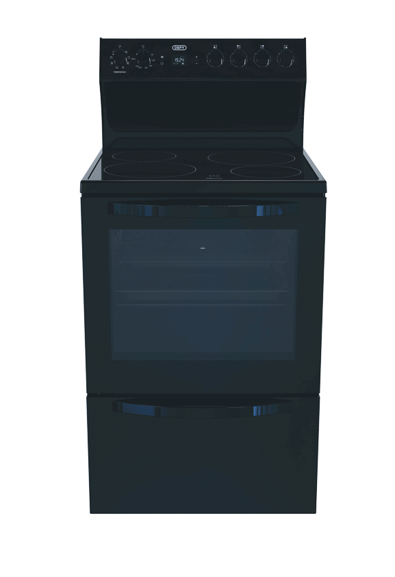 Defy DSS617 Thermofan+ Stove with Vitroceramic plates Black