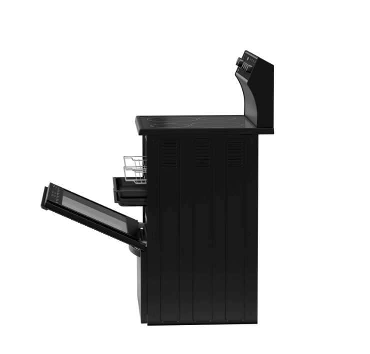 Defy DSS617 Thermofan+ Stove with Vitroceramic plates Black