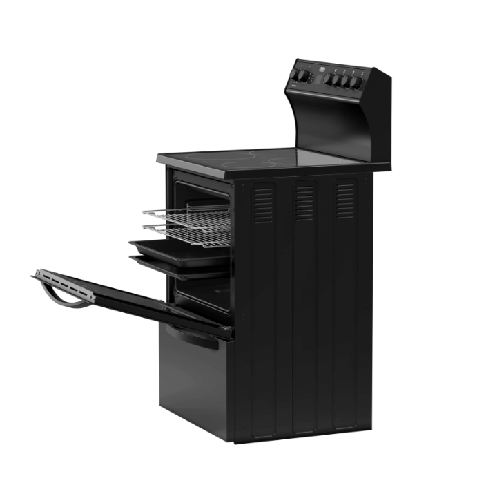 Defy DSS617 Thermofan+ Stove with Vitroceramic plates Black