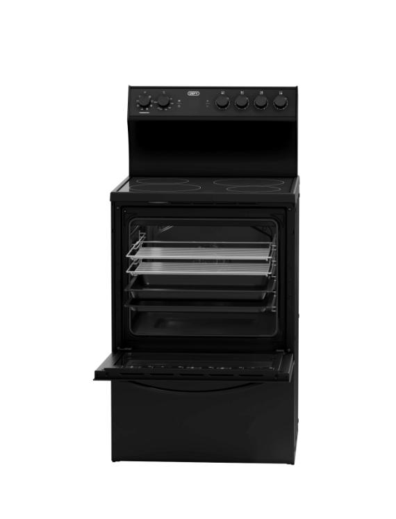 Defy DSS617 Thermofan+ Stove with Vitroceramic plates Black