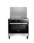 La Germania Moderna Valore 90cm Full Gas Hob with Gas Oven & Gas Grill - Stainless Steel