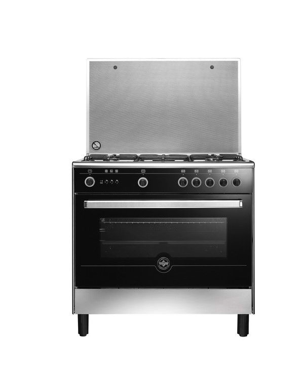 La Germania Moderna Valore 90cm Full Gas Hob with Gas Oven & Gas Grill - Stainless Steel