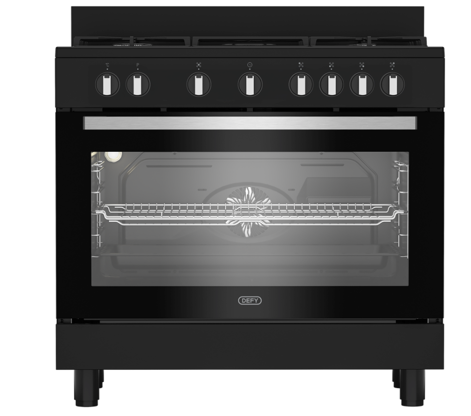 Defy DGS90GEB 90cm Gas Electric Range Cooker Black