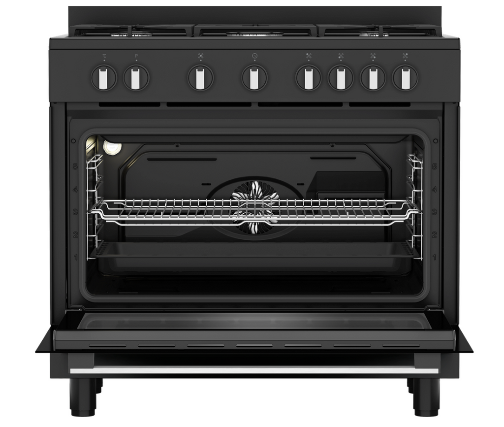 Defy DGS90GEB 90cm Gas Electric Range Cooker Black