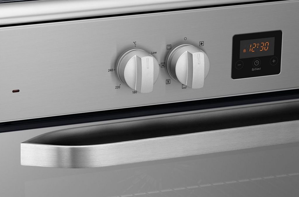 Samsung Stainless Steel Finish 5-platewith Triple Flame Wok Plate NY90