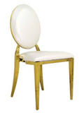 Gold eye chair stackable