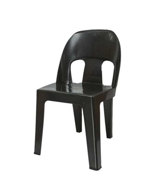 Plastic Party Chair Black - Heavy Duty Chair - Adult Size