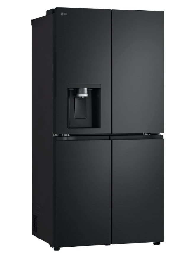 LG 570L Black French Door Fridge Freezer; Water & Ice Dispenser GCL22FFQPB