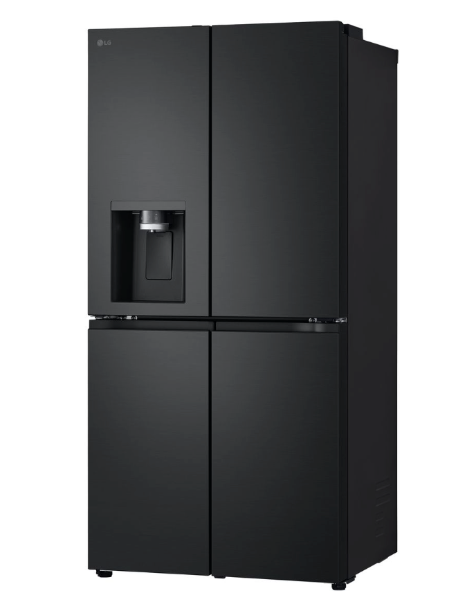 LG 570L Black French Door Fridge Freezer; Water & Ice Dispenser GCL22FFQPB