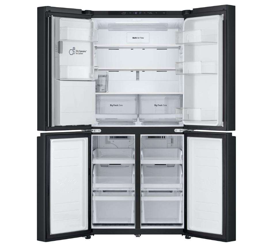 LG 570L Black French Door Fridge Freezer; Water & Ice Dispenser GCL22FFQPB