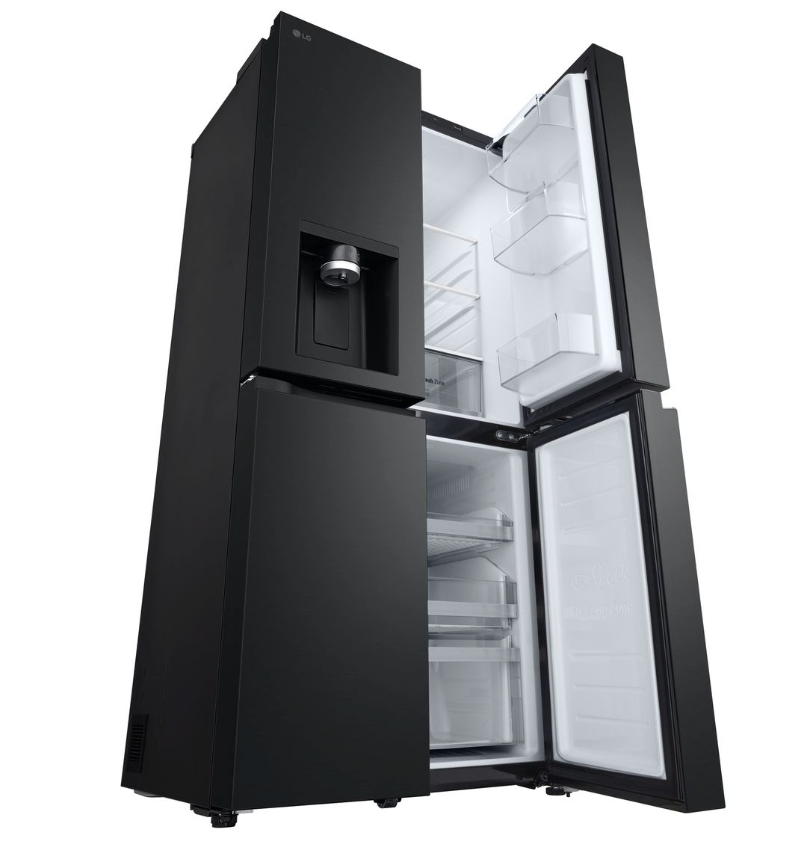 LG 570L Black French Door Fridge Freezer; Water & Ice Dispenser GCL22FFQPB