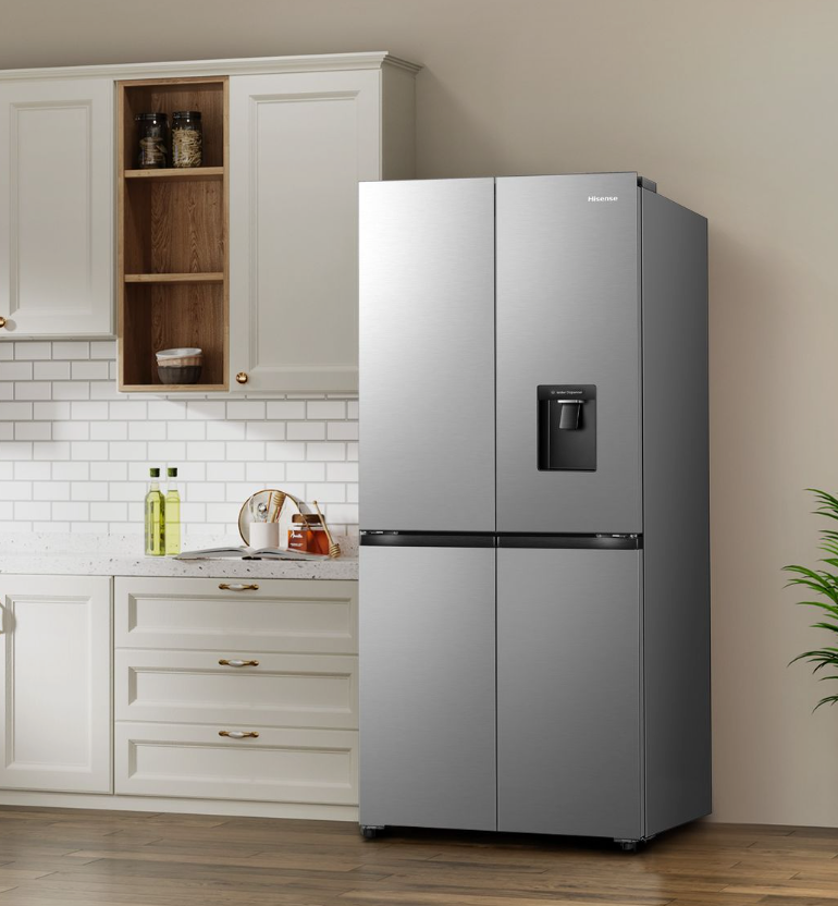 Hisense 394L PureFlat Door Fridge with Durable Inverter and Water Dispenser